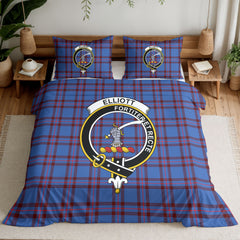 Elliott Modern Tartan Crest Bedding Set