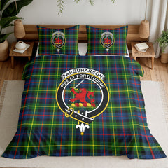 Farquharson Modern Tartan Crest Bedding Set