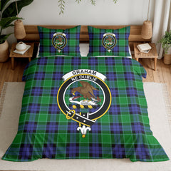 Graham of Menteith Modern Tartan Crest Bedding Set