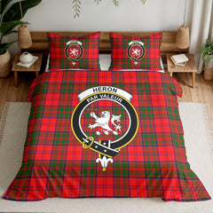 Heron Tartan Crest Bedding Set