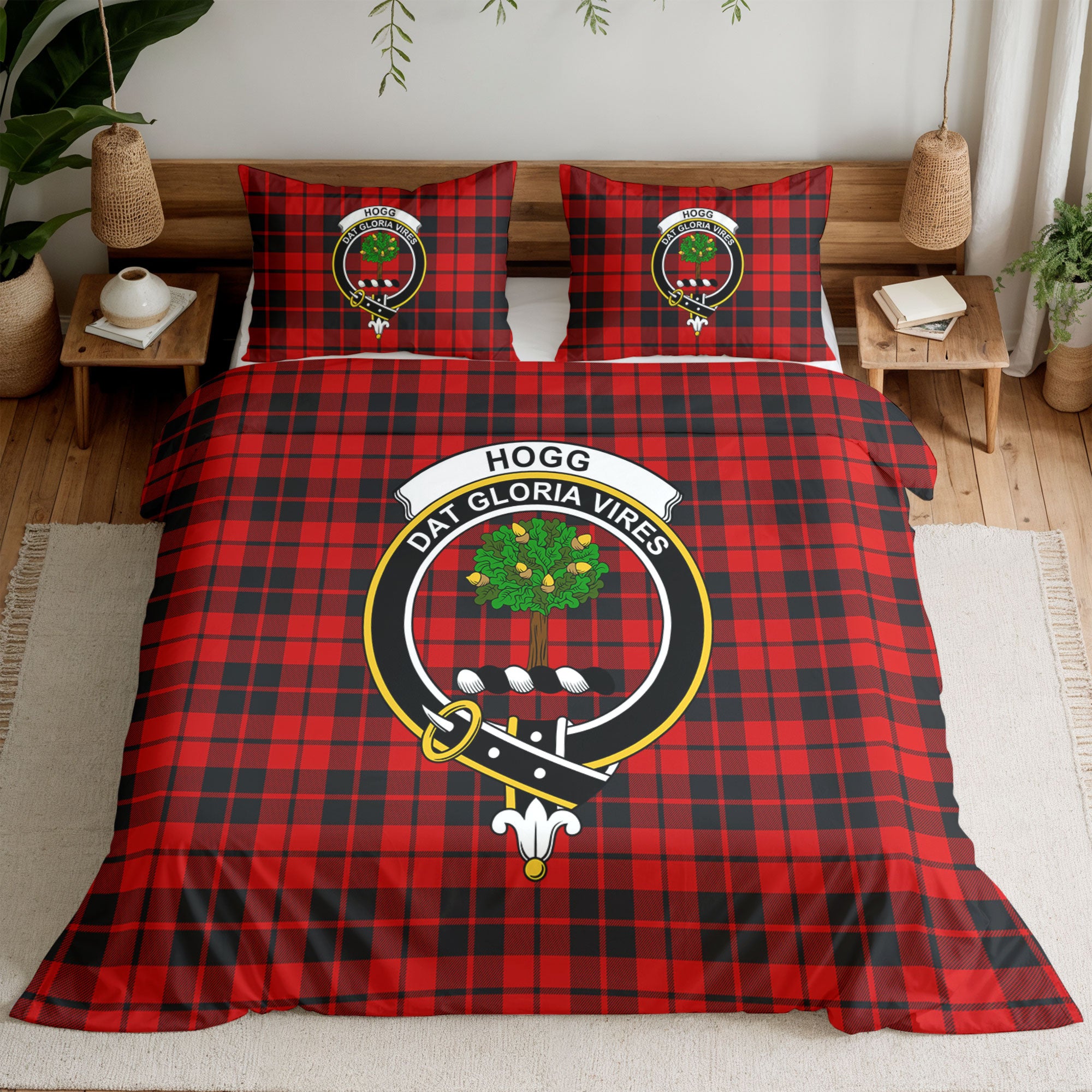 Hogg Tartan Crest Bedding Set