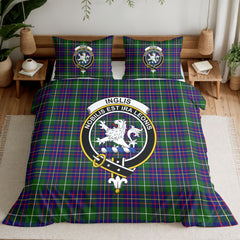 Inglis Modern Tartan Crest Bedding Set
