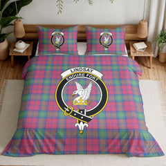 Lindsay Ancient Tartan Crest Bedding Set