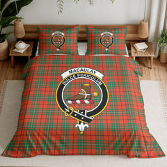 MacAulay Ancient Tartan Crest Bedding Set