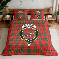 MacAulay Modern Tartan Crest Bedding Set