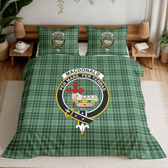 MacDonald Lord of the Isles Hunting Tartan Crest Bedding Set