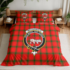 MacDonald of Sleat Tartan Crest Bedding Set