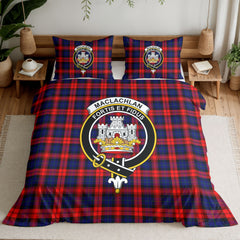 MacLachlan Modern Tartan Crest Bedding Set