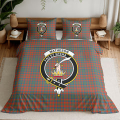Matheson Ancient Tartan Crest Bedding Set