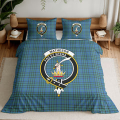 Matheson Hunting Ancient Tartan Crest Bedding Set