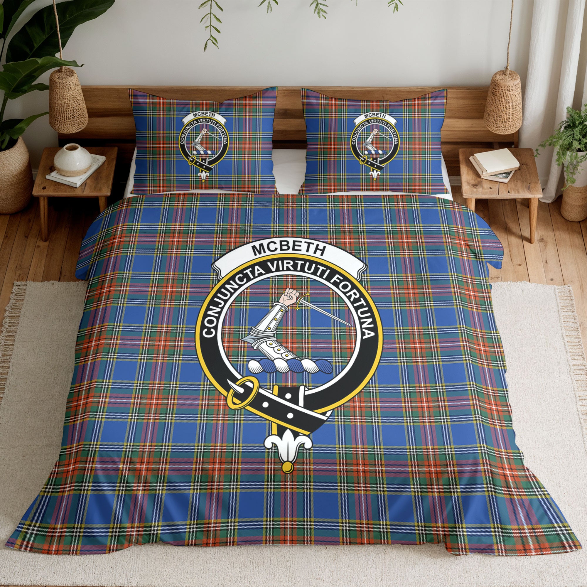 McBeth Ancient Tartan Crest Bedding Set