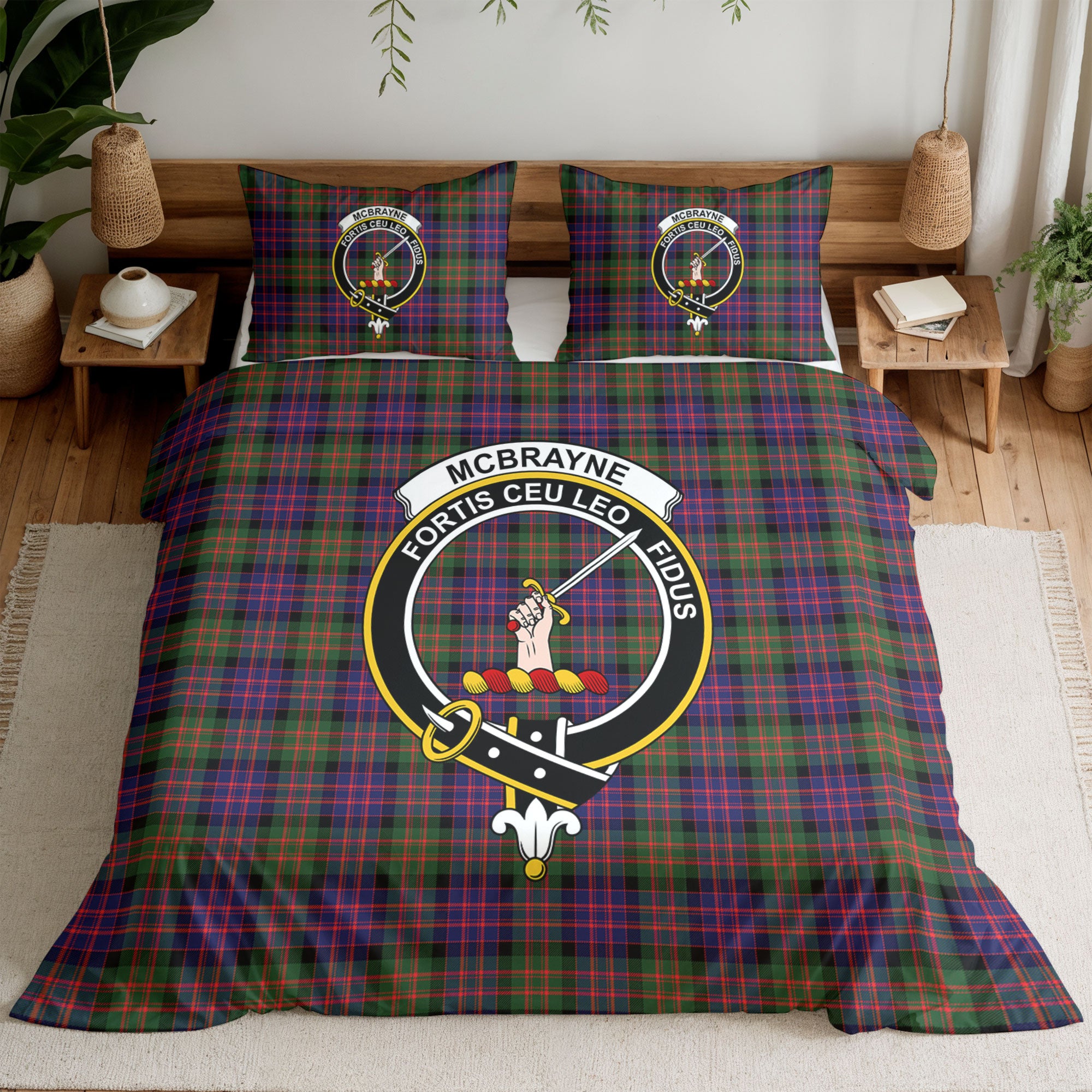 McBrayne Tartan Crest Bedding Set