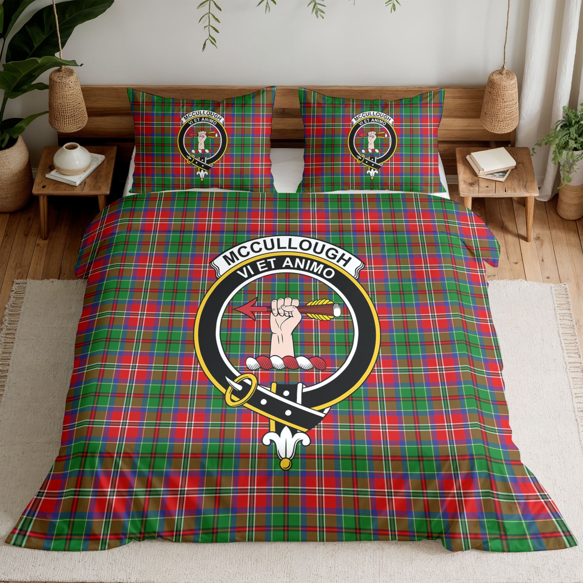 McCullough Tartan Crest Bedding Set