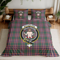 McFarlane Hunting Modern Tartan Crest Bedding Set