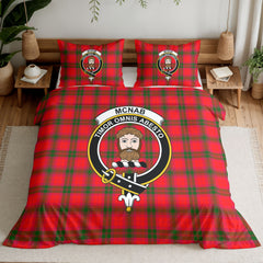 McNab Modern Tartan Crest Bedding Set
