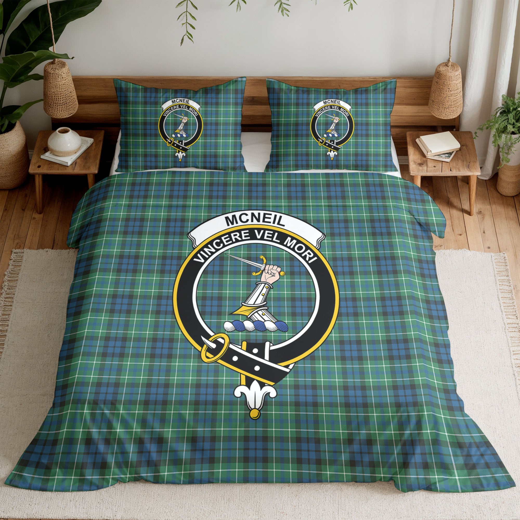 McNeil of Colonsay Ancient Tartan Crest Bedding Set