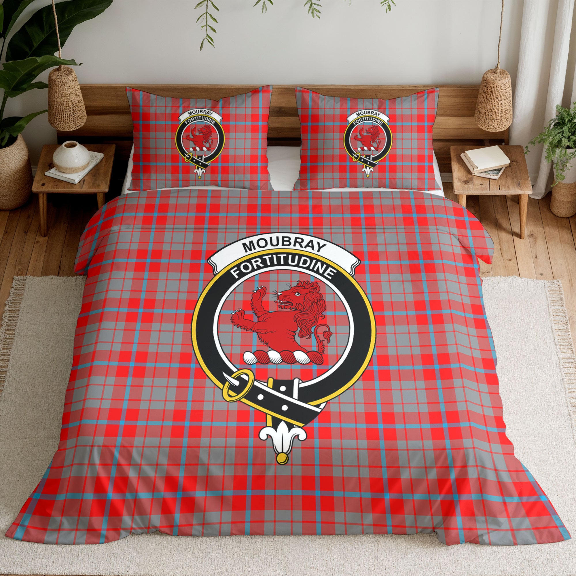 Moubray Tartan Crest Bedding Set