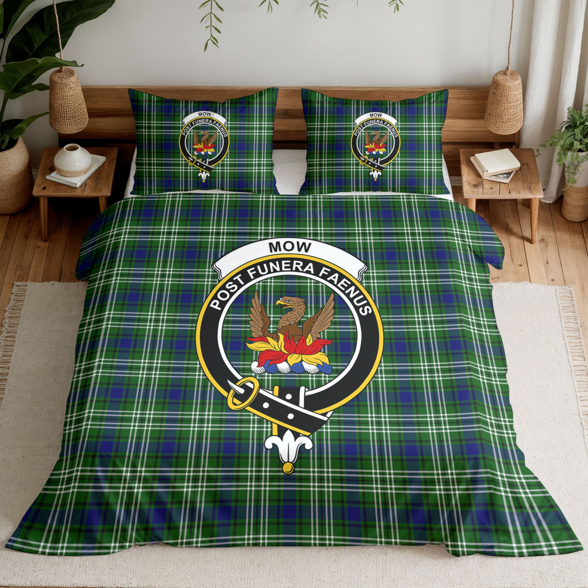 Mow Tartan Crest Bedding Set
