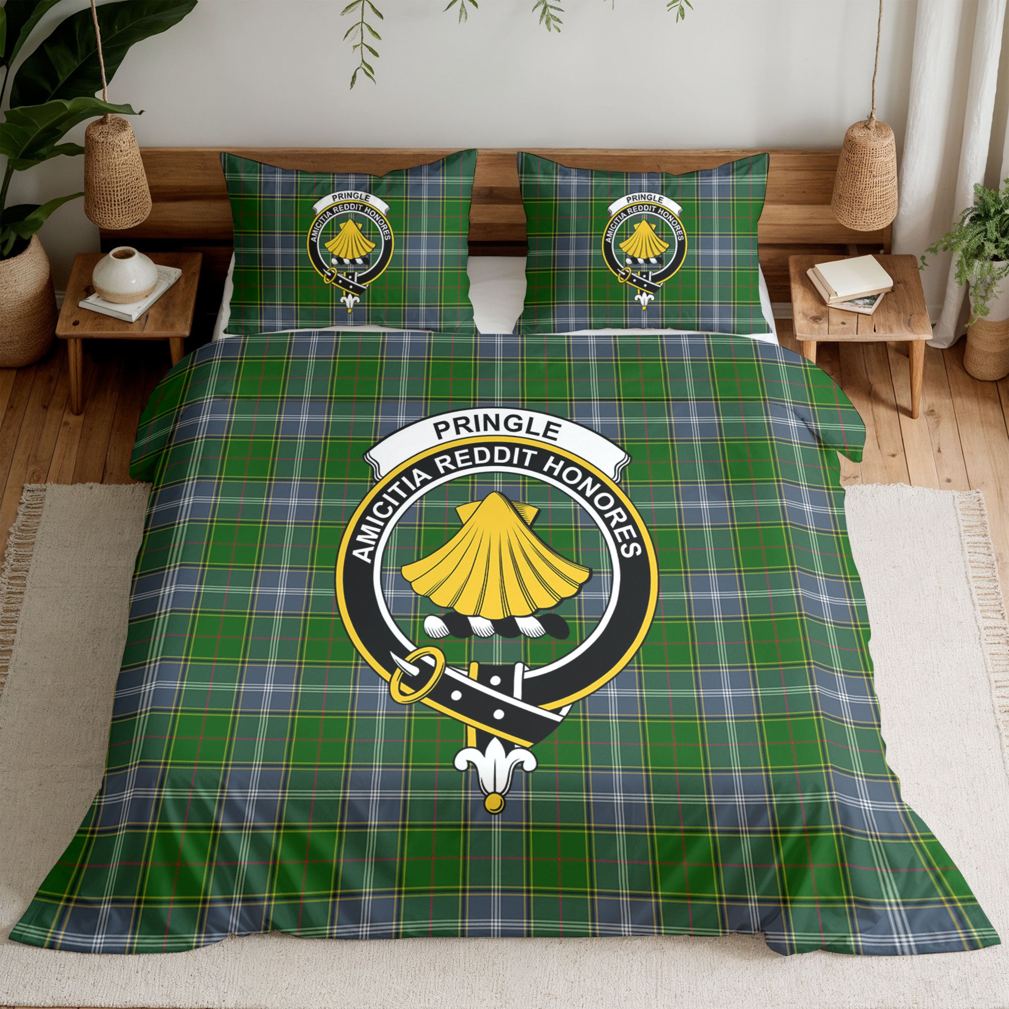 Pringle Tartan Crest Bedding Set