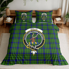 Rollo Modern Tartan Crest Bedding Set