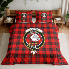 Wemyss Modern Tartan Crest Bedding Set