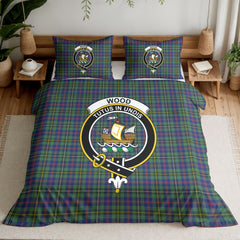 Wood Tartan Crest Bedding Set