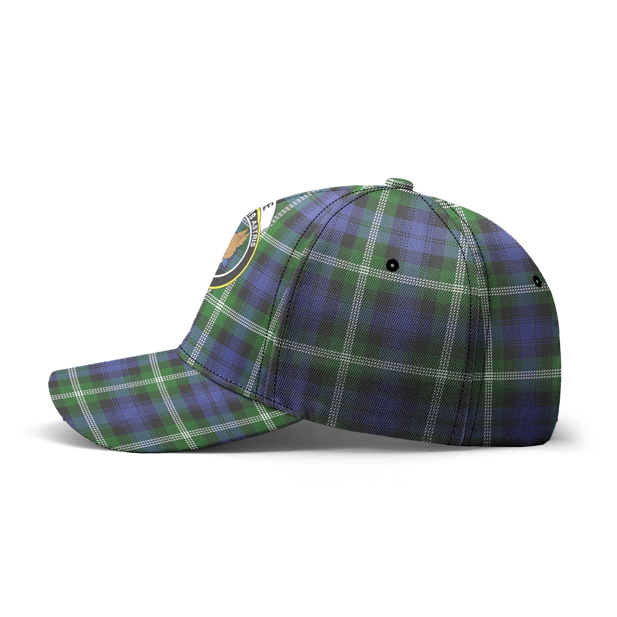 Baillie Modern Tartan Crest Classic Cap