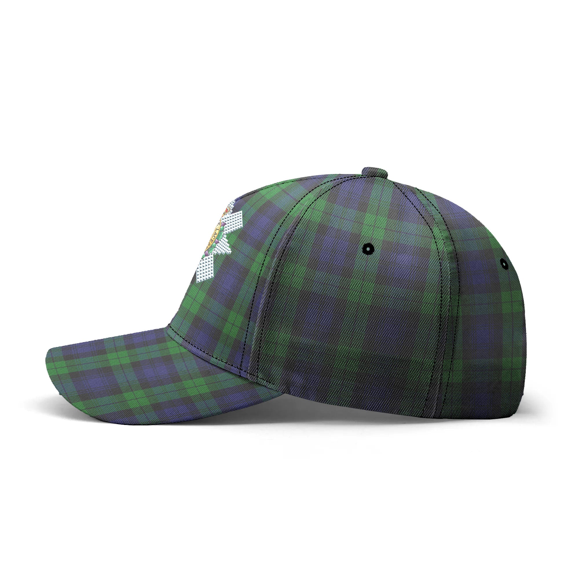 Black Watch Tartan Crest Classic Cap