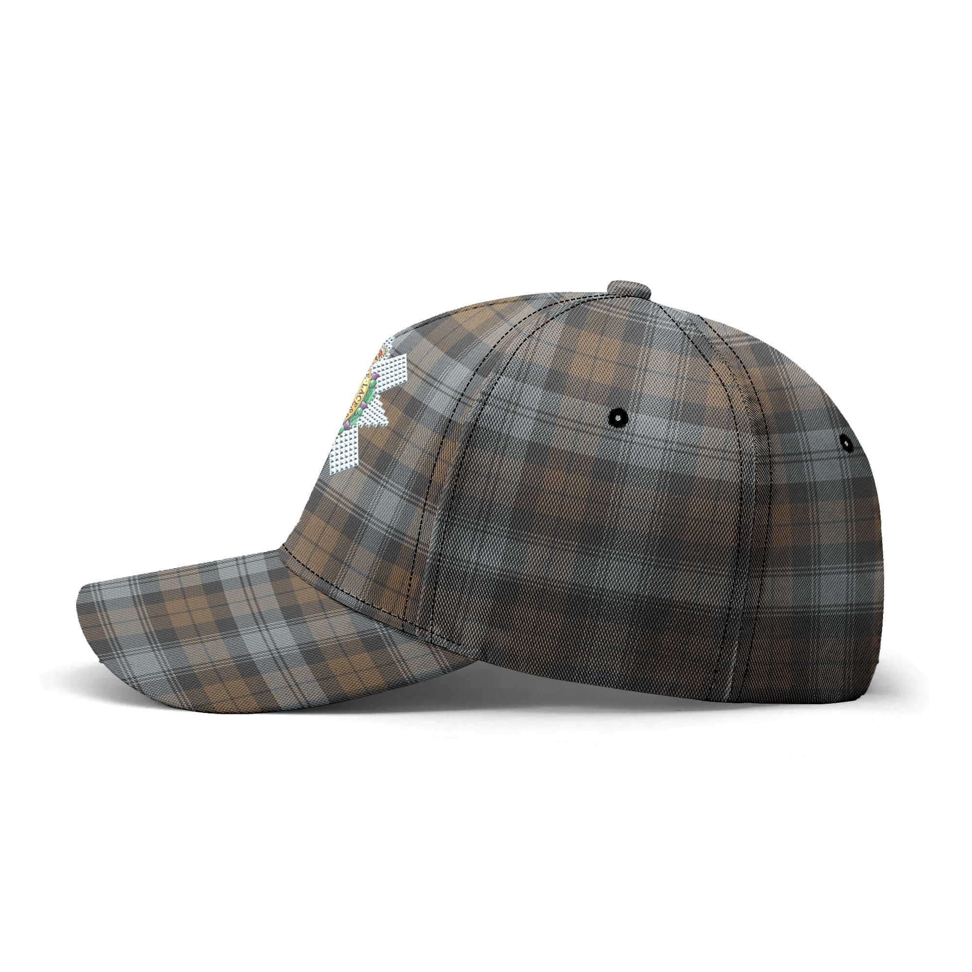 Black Watch Weathered Tartan Crest Classic Cap