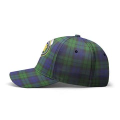 Campbell Modern Tartan Crest Classic Cap