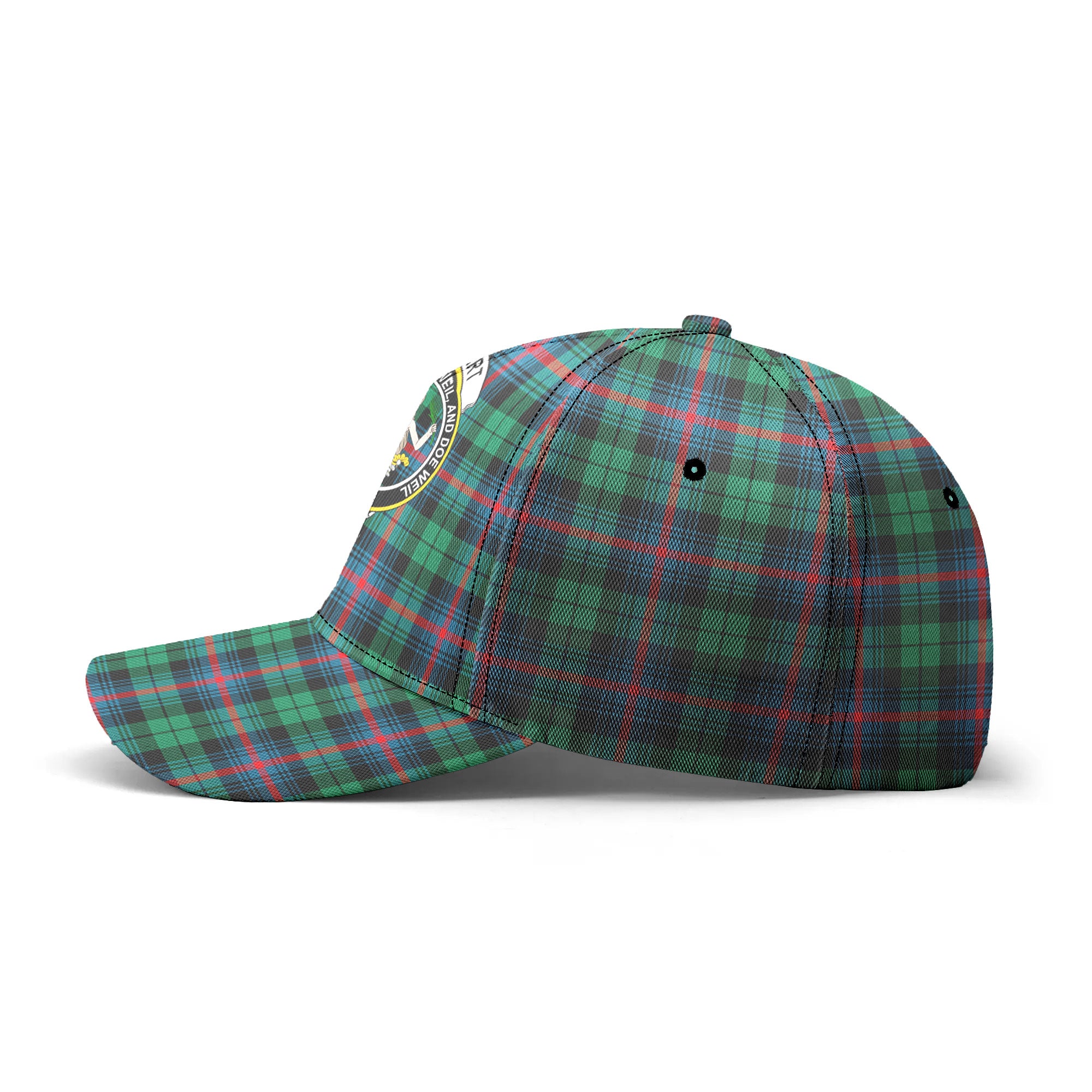 Urquhart Broad Red Ancient Tartan Crest Classic Cap