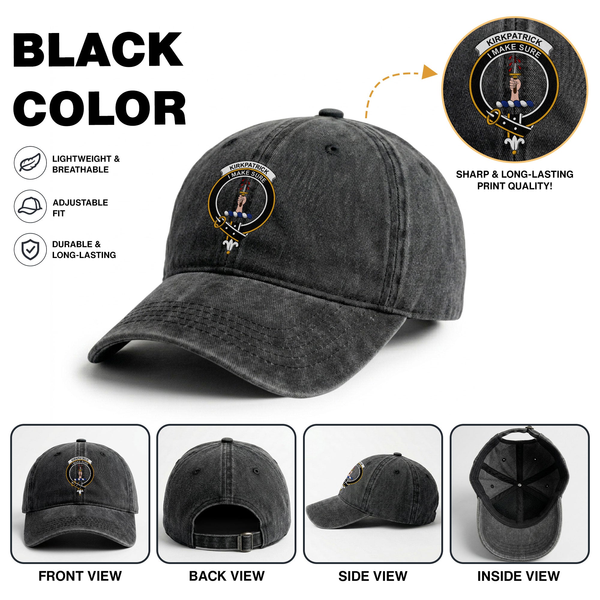 Kirkpatrick Crest Washed Classic Cap