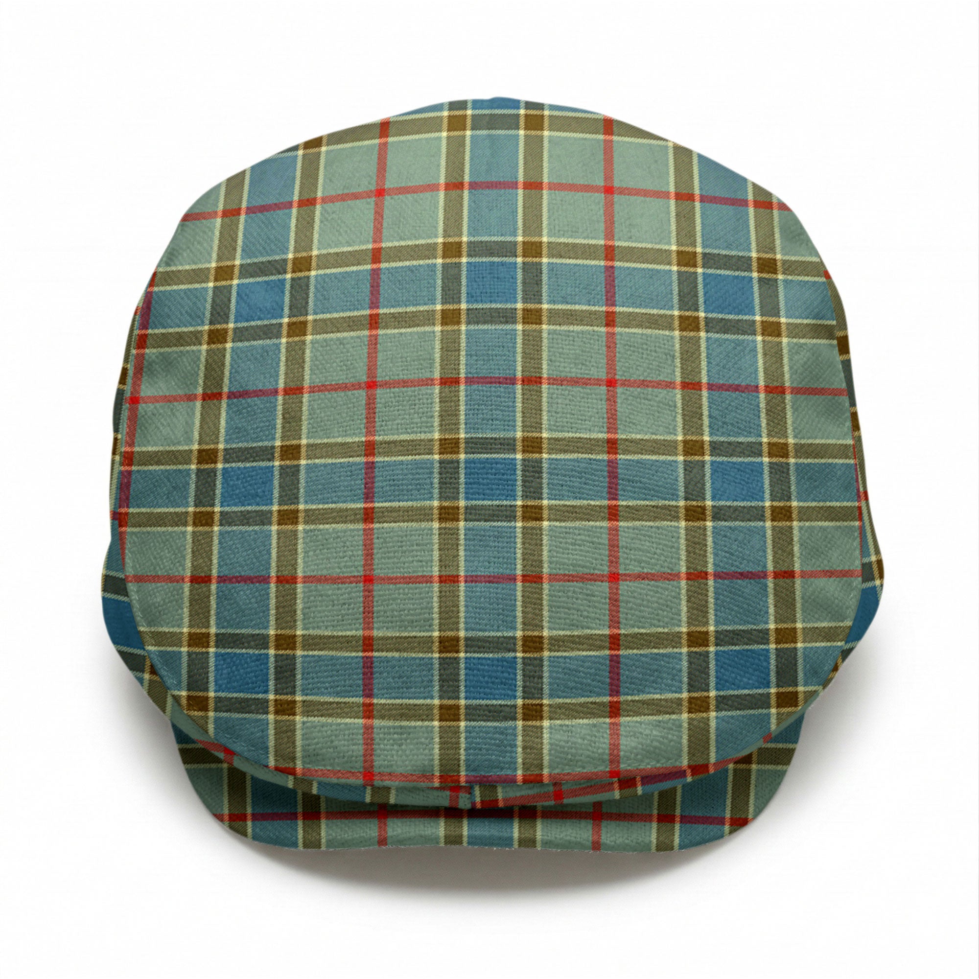Balfour Blue Tartan Flat Caps