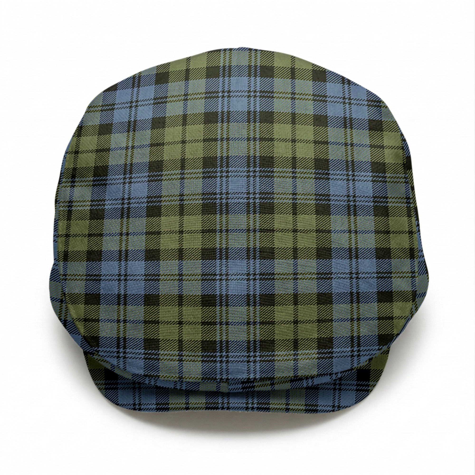 Campbell Faded Tartan Flat Caps