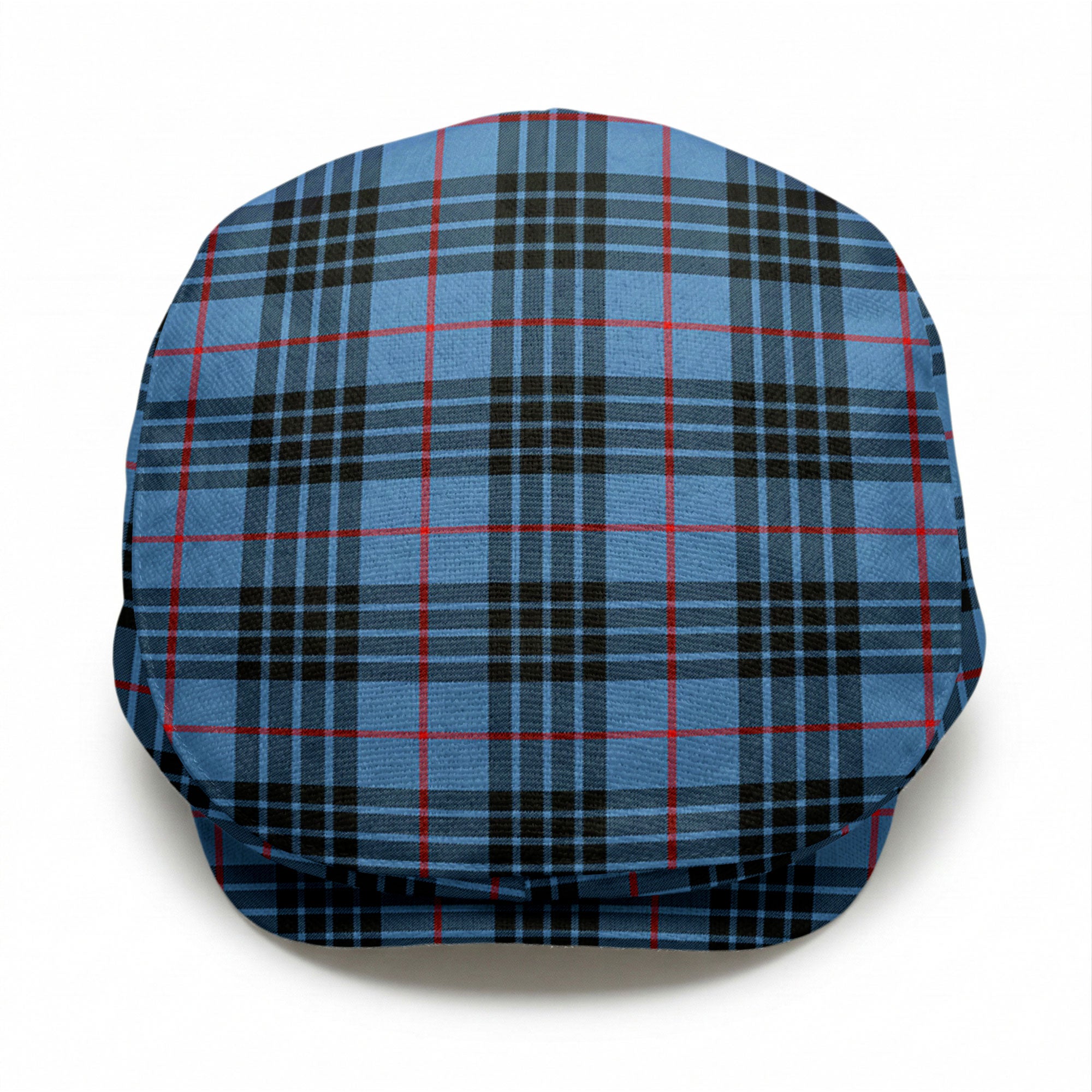 MacKay Blue Tartan Flat Caps