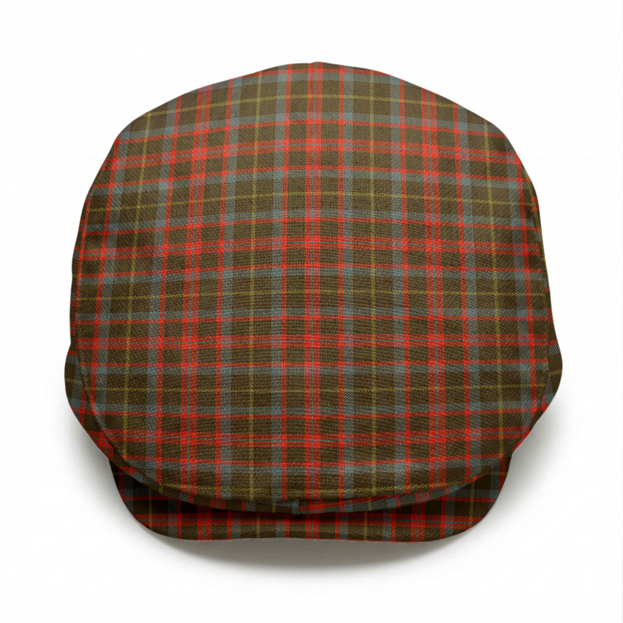 McIntosh Hunting Weathered Tartan Flat Caps
