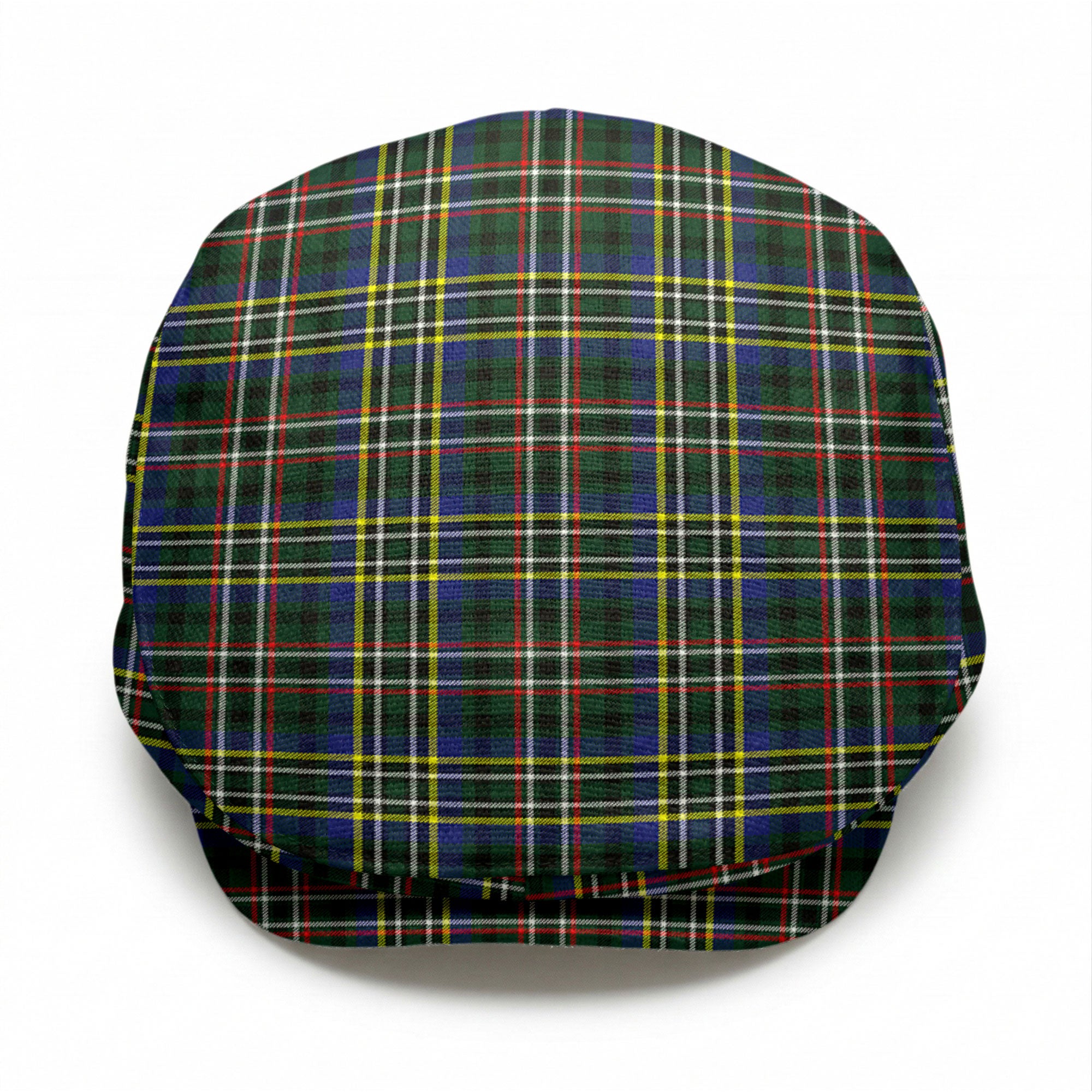 Scott Green Modern Tartan Flat Caps