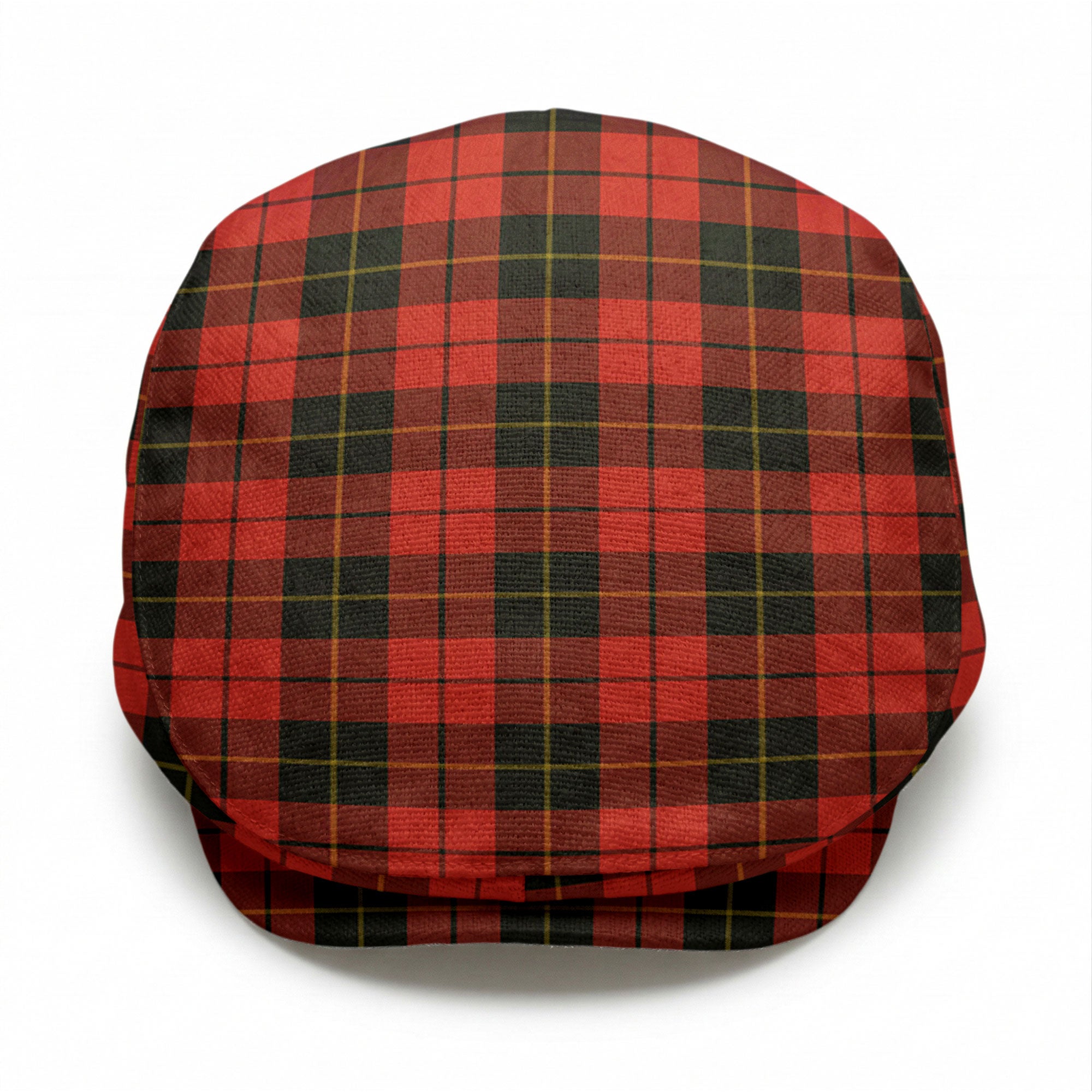 Wallace Weathered Tartan Flat Caps