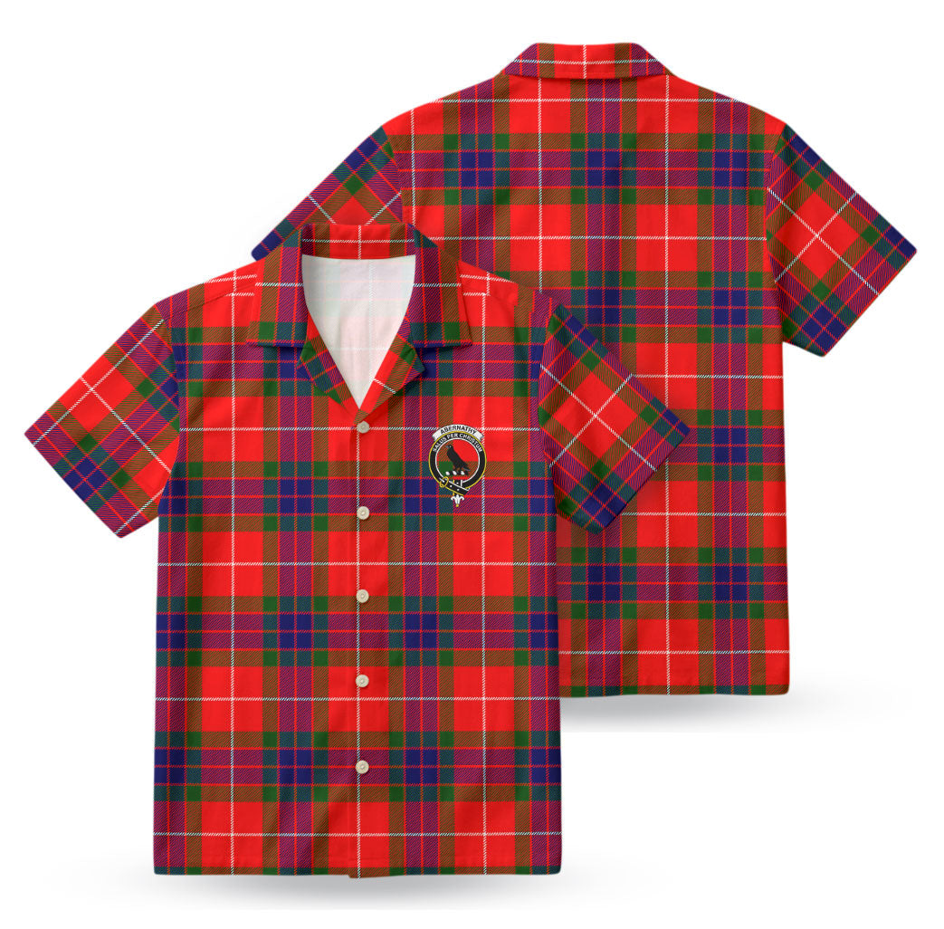 Abernathy Tartan Crest Hawaiian Shirt
