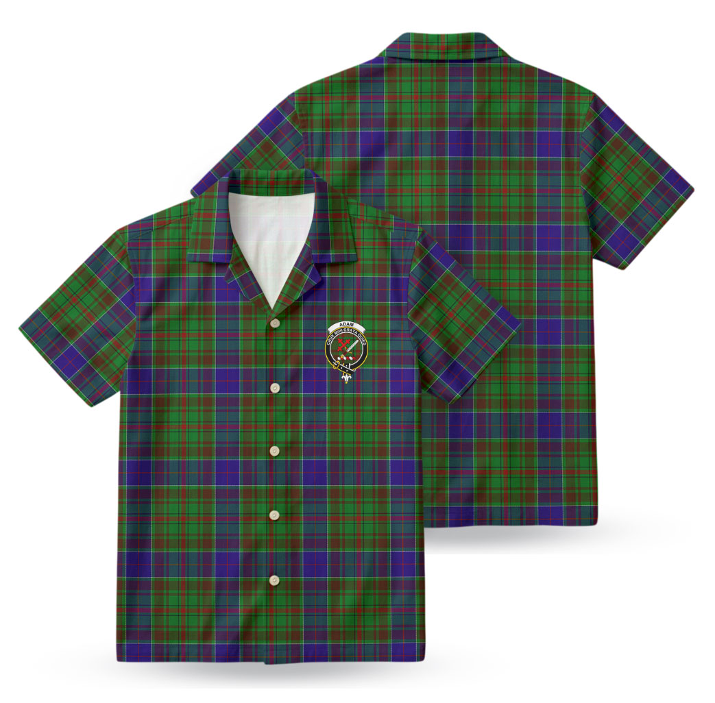 Adam Tartan Crest Hawaiian Shirt