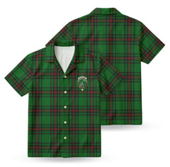 Anstruther Tartan Crest Hawaiian Shirt