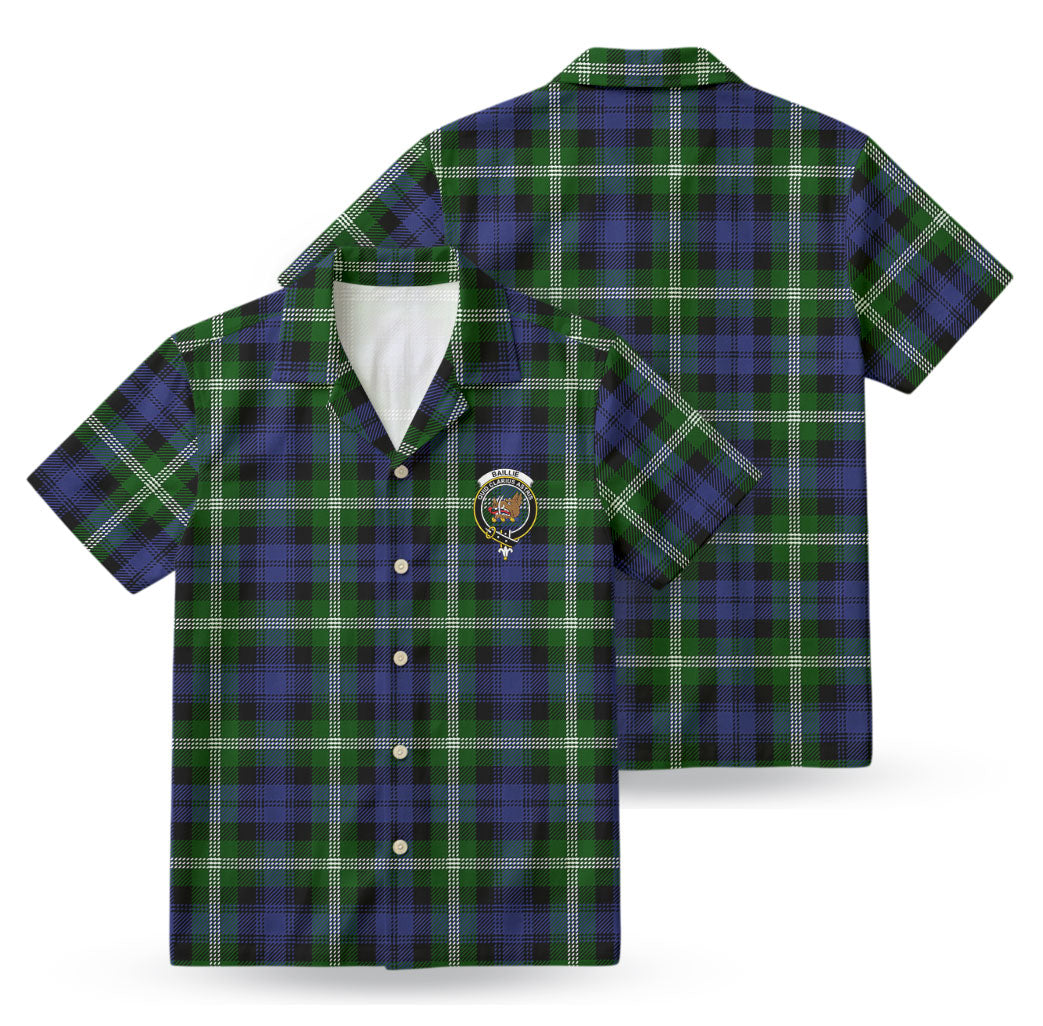 Baillie Modern Tartan Crest Hawaiian Shirt