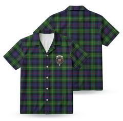 Baillie Tartan Crest Hawaiian Shirt