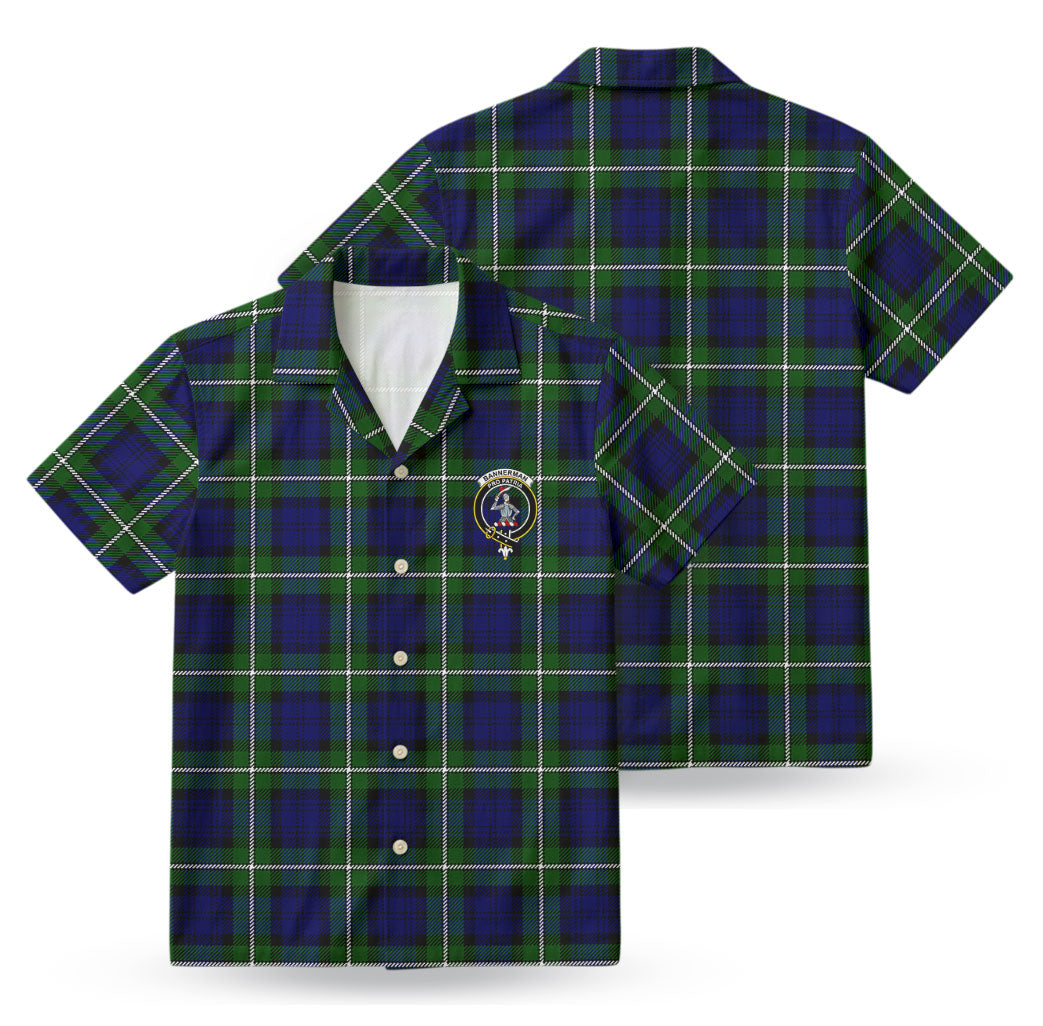 Bannerman Tartan Crest Hawaiian Shirt