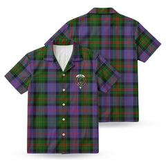 Blair Modern Tartan Crest Hawaiian Shirt