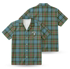 Brisbane Tartan Crest Hawaiian Shirt