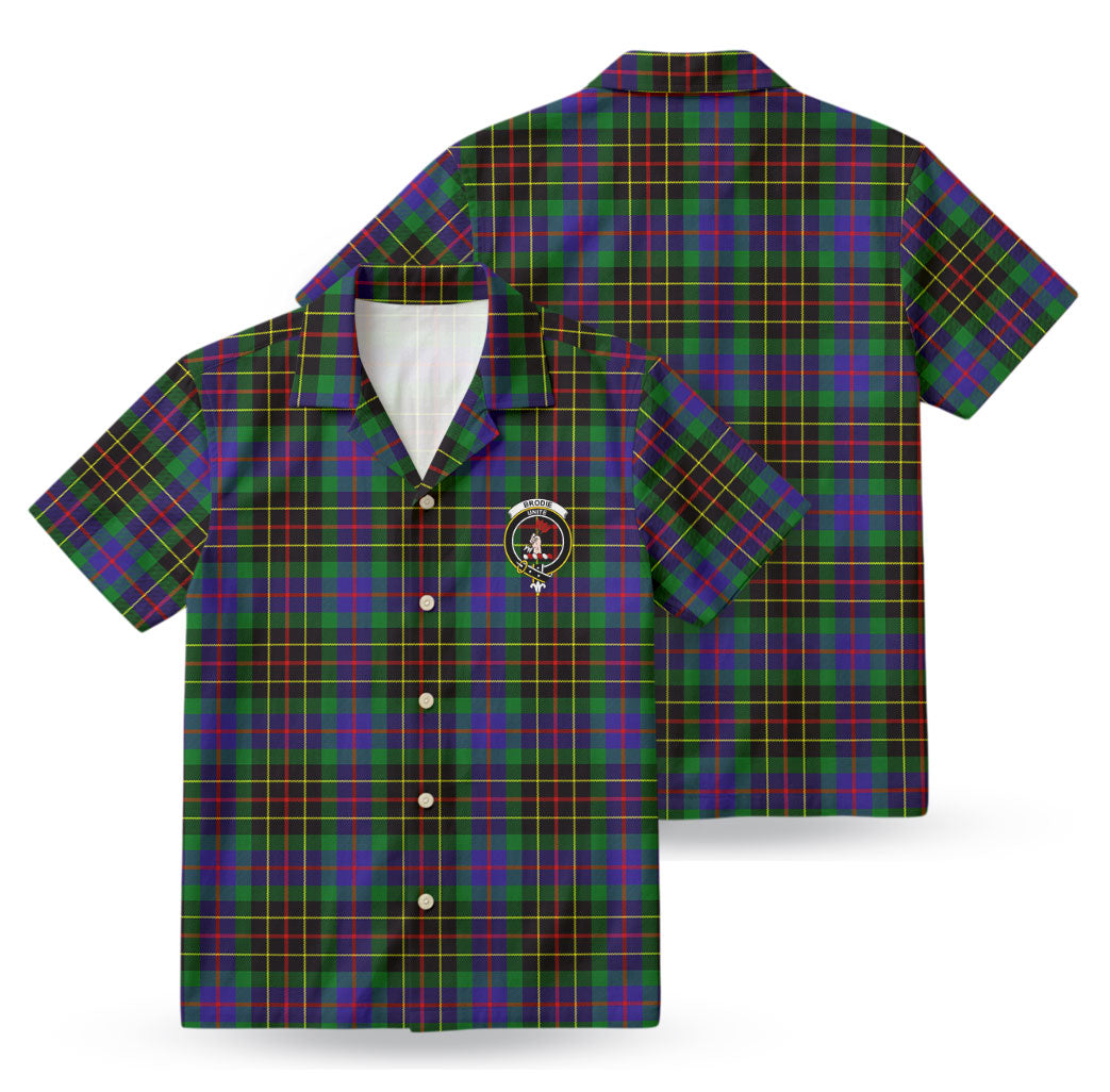 Brodie Hunting Modern Tartan Crest Hawaiian Shirt