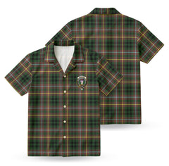 Buchanan Hunting Tartan Crest Hawaiian Shirt