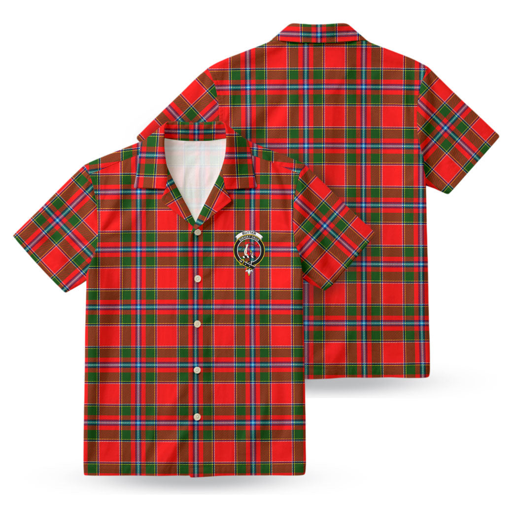 Butter Tartan Crest Hawaiian Shirt