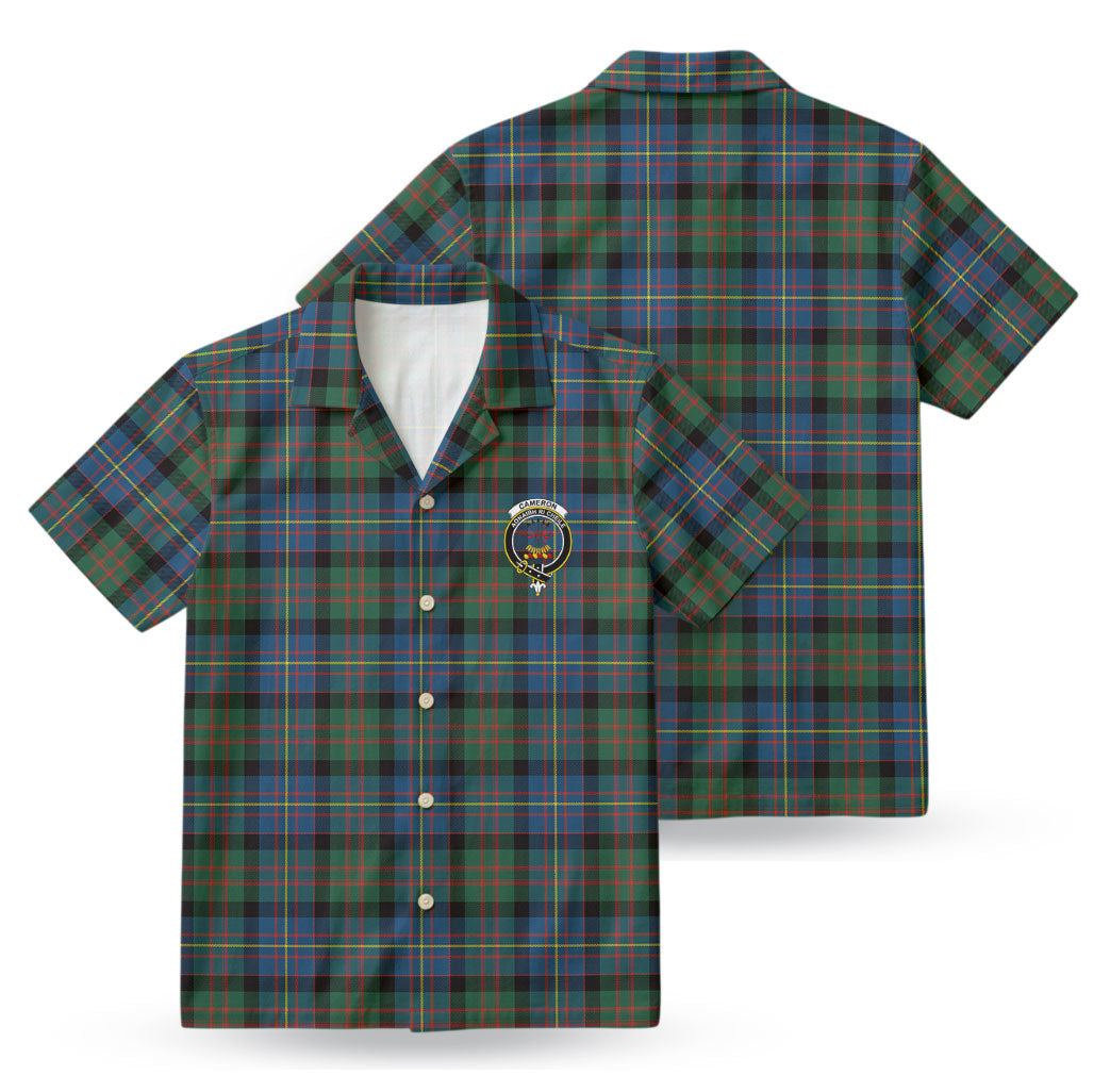 Cameron of Erracht Ancient Tartan Crest Hawaiian Shirt